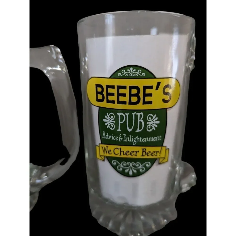 BEEBE'S PUB Advice & Enlightenment No Cheer‎ Beer glass beer mug 12pz